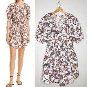 A.L.C. Adelaide Floral Mini Dress, size 10, 100% cotton